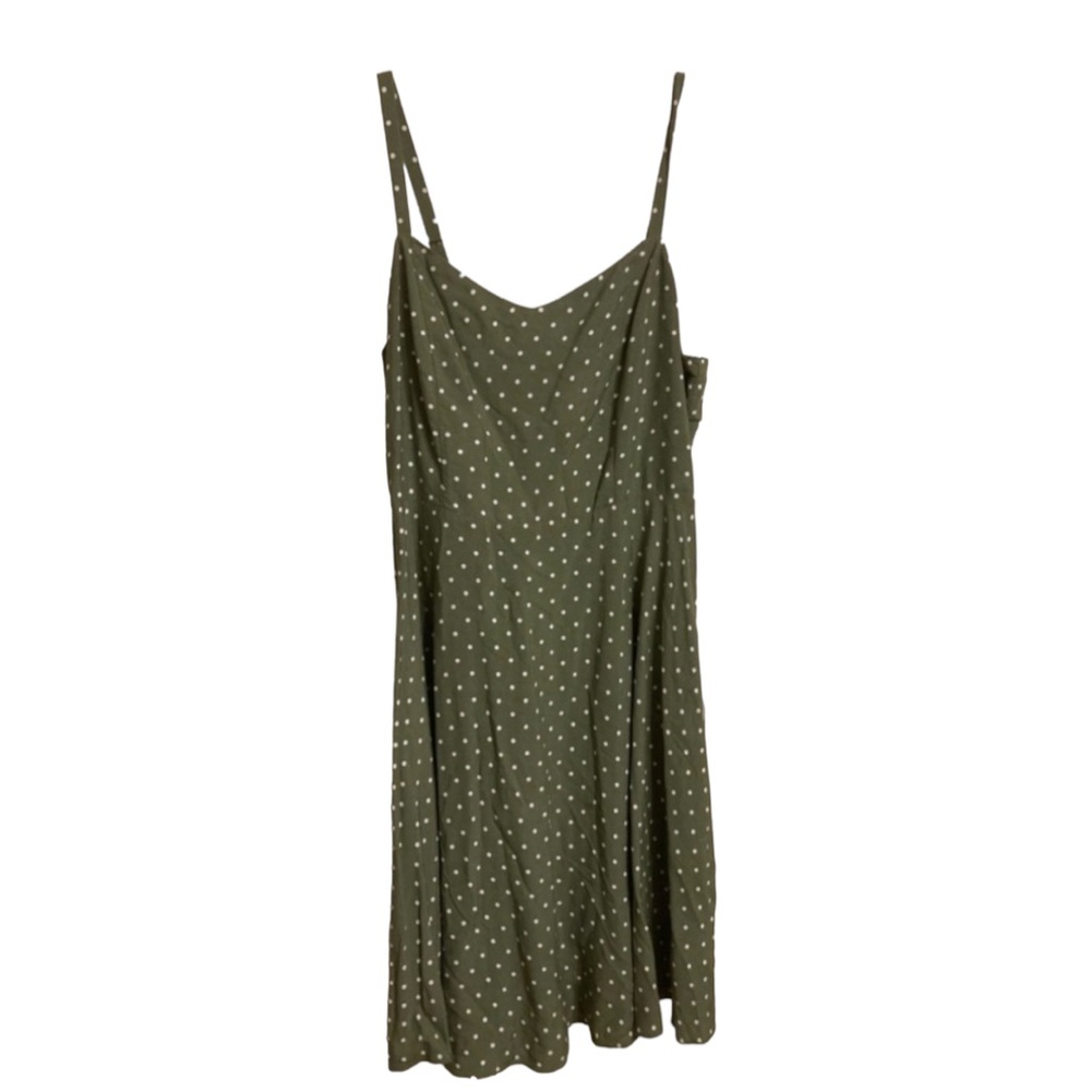 Old Navy Green Polka Dot Dress - Medium